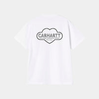 T-shirt Homem Carhartt WIP Could Heart Branca