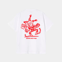 T-Shirt Carhartt WIP S/S Harlequin BBQ Branco