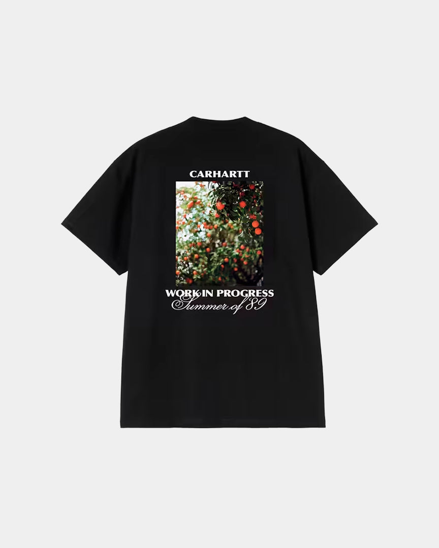 T-shirt Homem Carhartt WIP Warms Views Preta Carhartt 