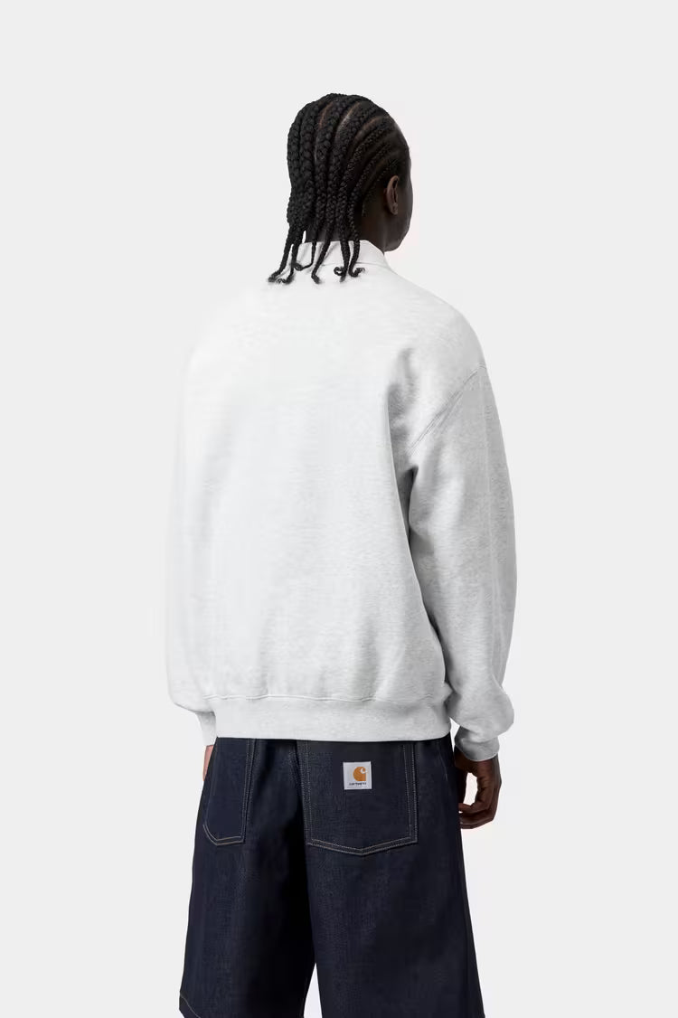 Camisola Homem Carhartt WIP Label Polo Cinza Carhartt 