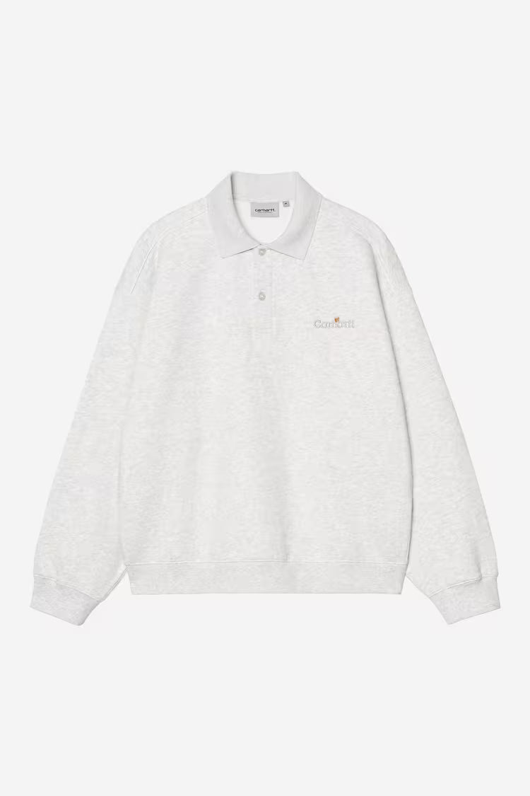 Camisola Homem Carhartt WIP Label Polo Cinza Carhartt 