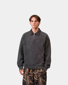 Camisola Homem Carhartt WIP Lambert Polo Preta Carhartt 