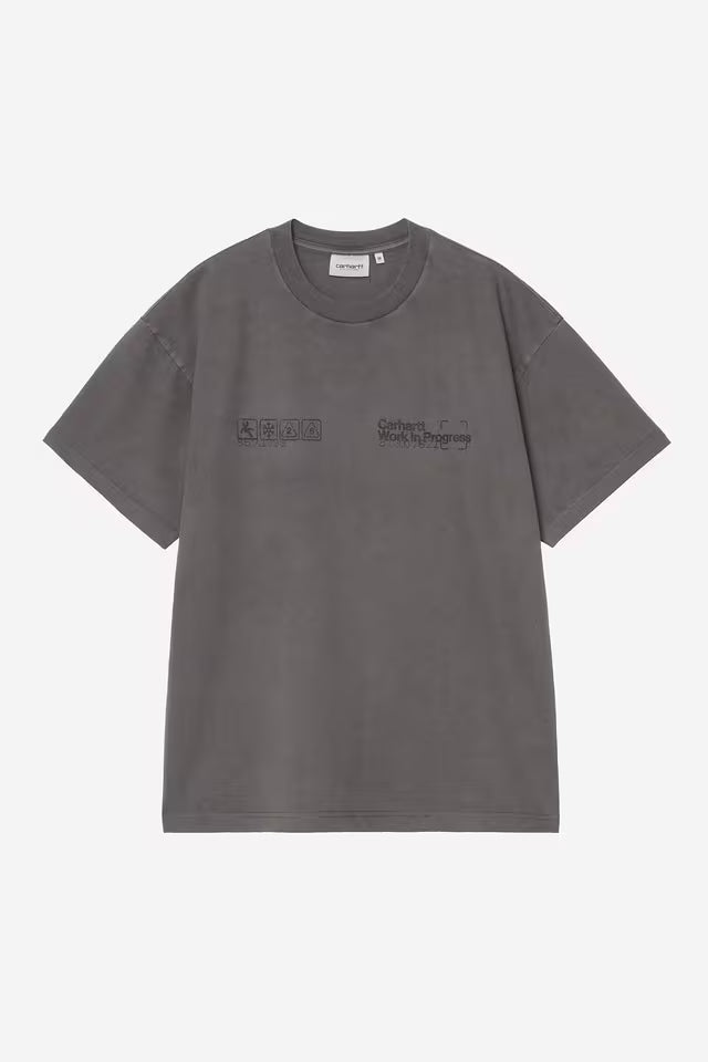 T-shirt Homem Carhartt WIP Boxed Cinza Carhartt 