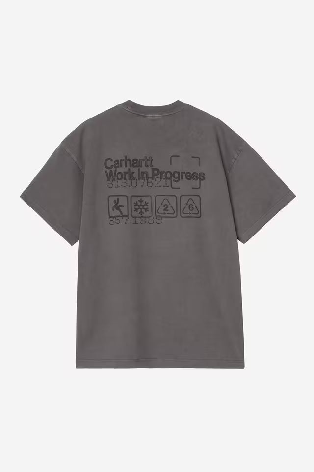 T-shirt Homem Carhartt WIP Boxed Cinza Carhartt 