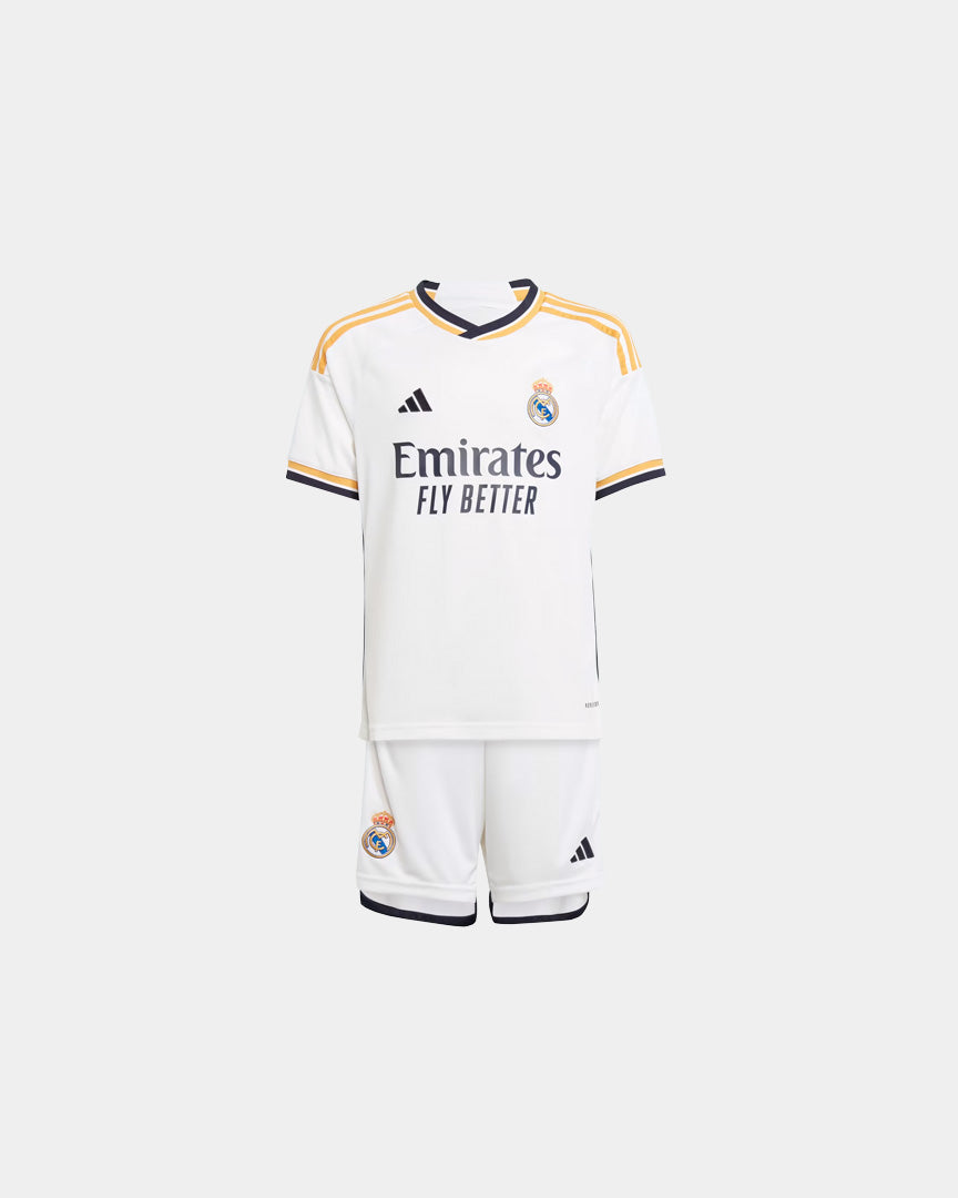 Adidas Kit 1ºEquipamento Real Madrid 23/24 Branco IA9977