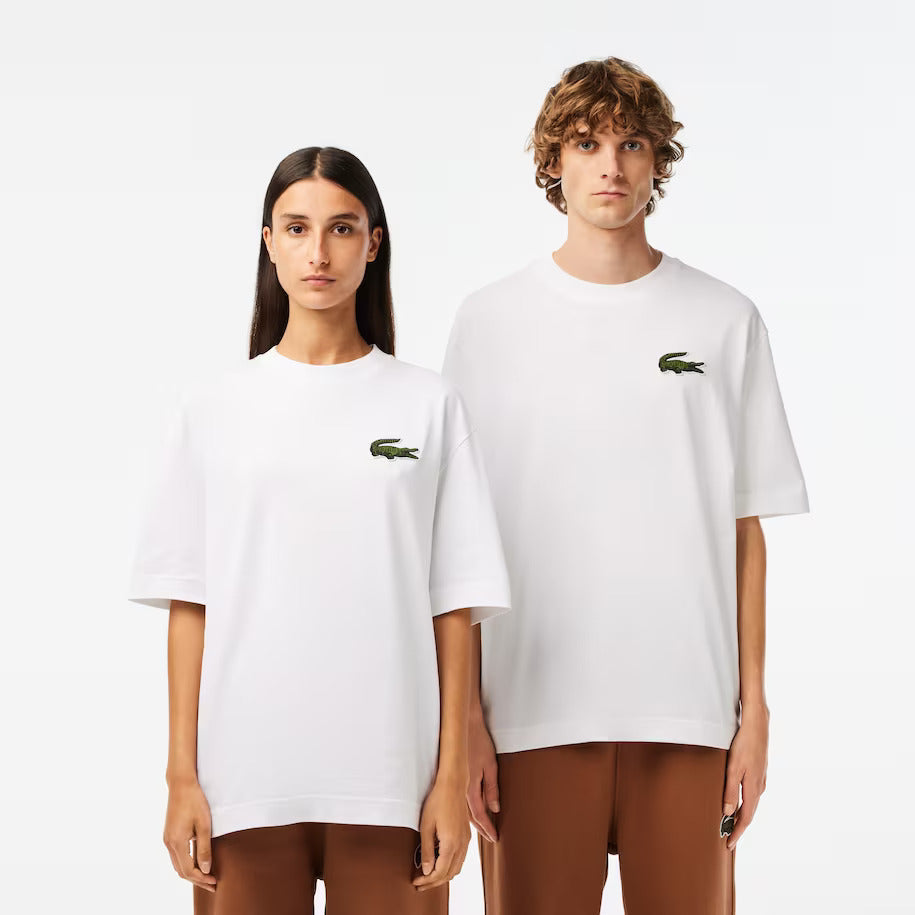 Lacoste Crocodile Unisex T-Shirt Branca Lacoste 