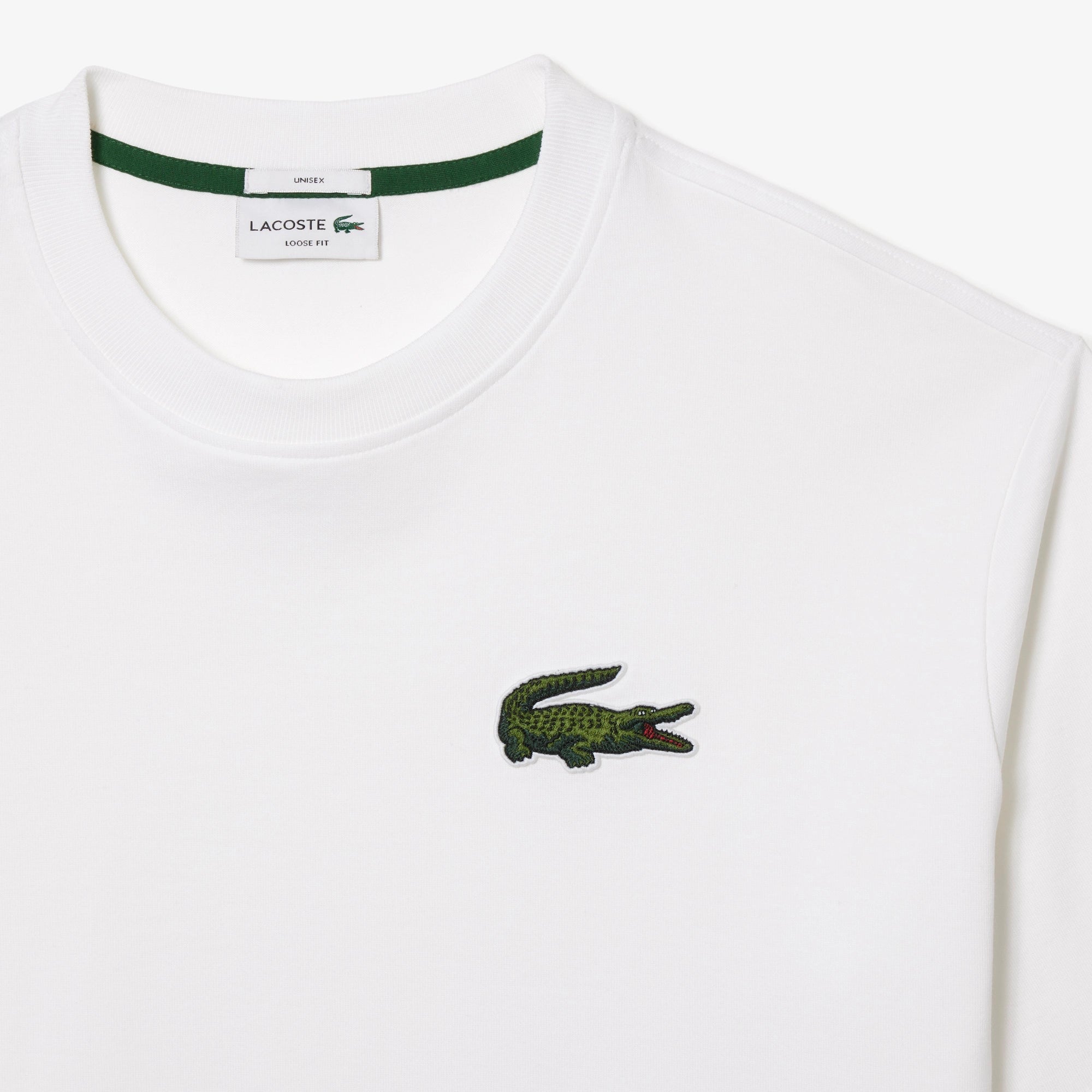 Lacoste Crocodile Unisex T-Shirt Branca Lacoste 