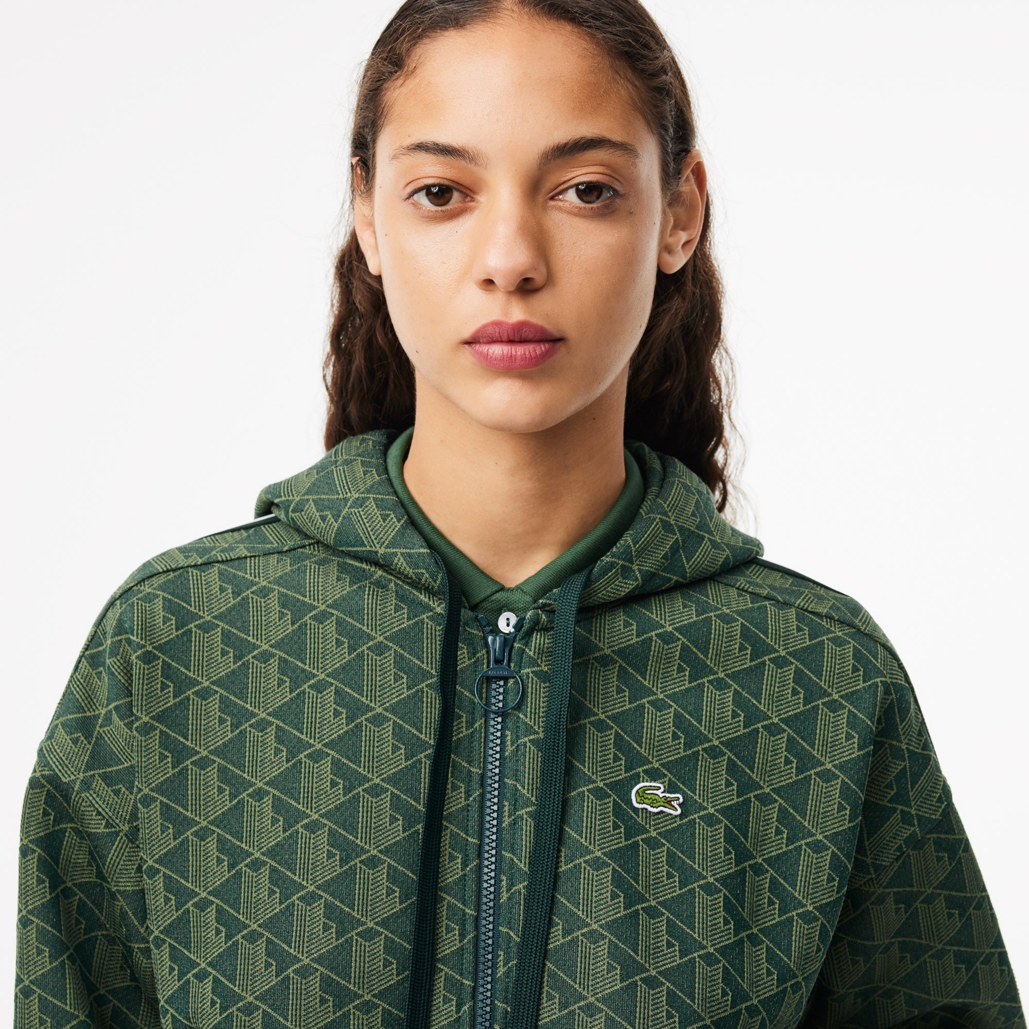 Lacoste Casaco Monograma Verde Lacoste 