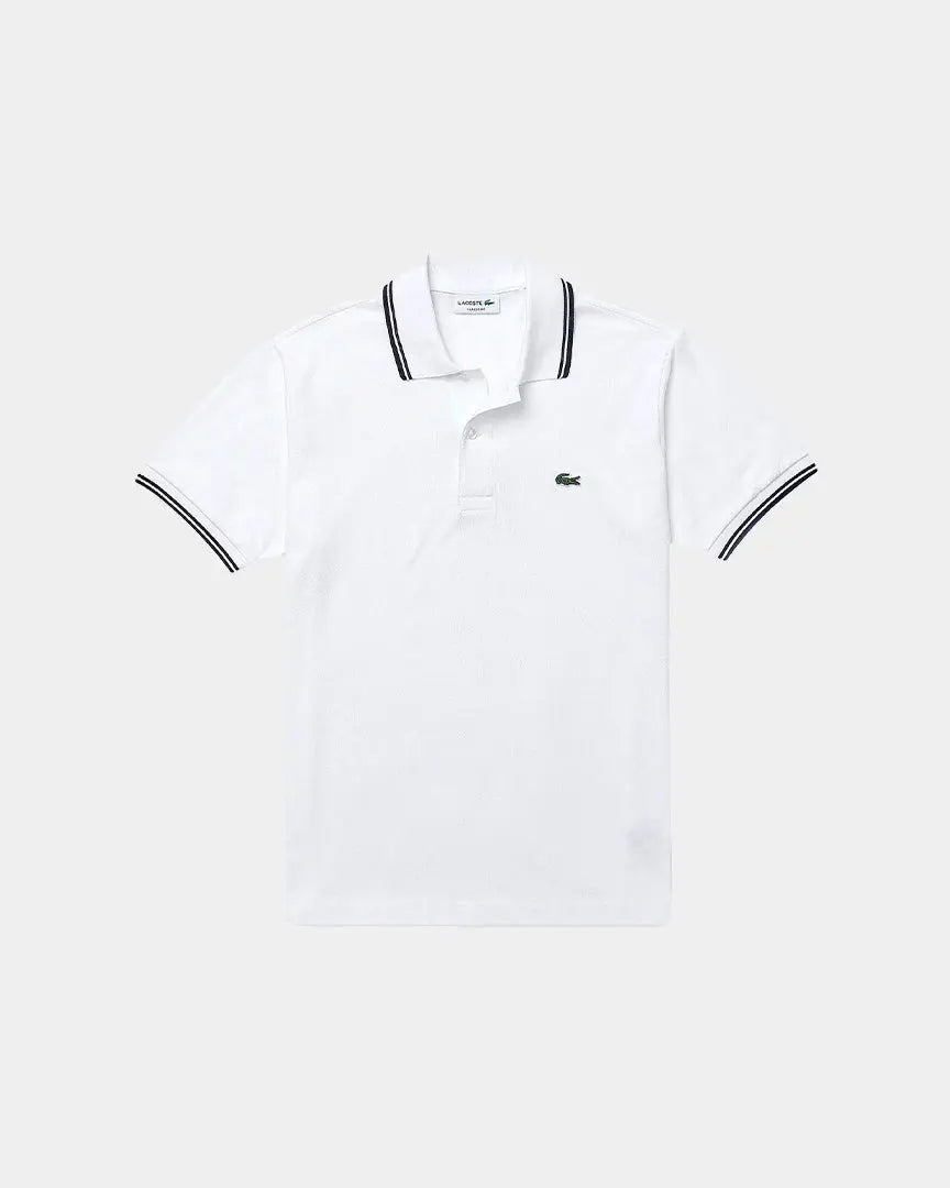 Lacoste Chemise Col Bord Branco Lacoste 