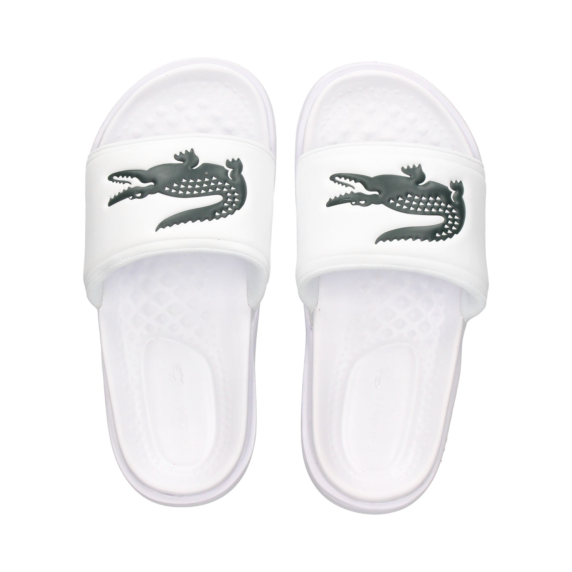 Lacoste Chinelos Croco Dualiste Branca Lacoste 