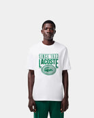 Lacoste T-Shirt  Estampada Branca Lacoste 