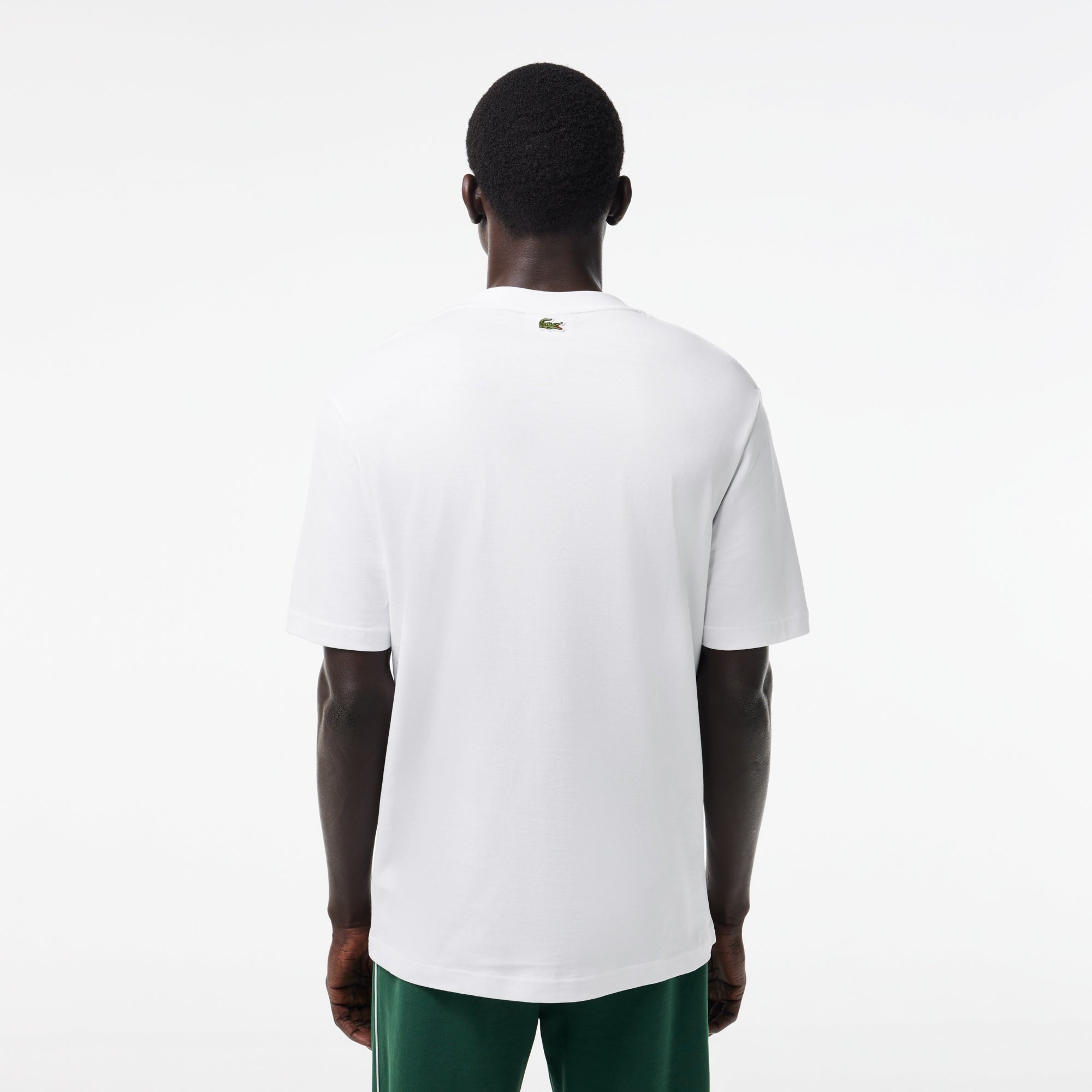 Lacoste T-Shirt  Estampada Branca Lacoste 