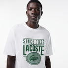 Lacoste T-Shirt  Estampada Branca Lacoste 