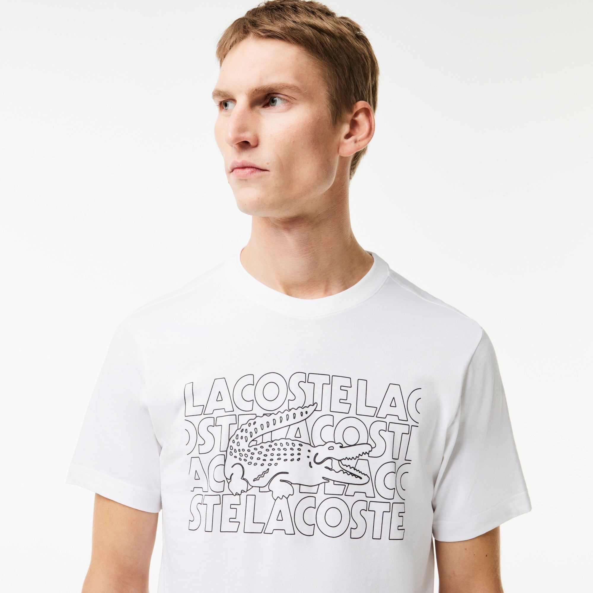 Lacoste T-Shirt  Ultra-Dry Branca Lacoste 