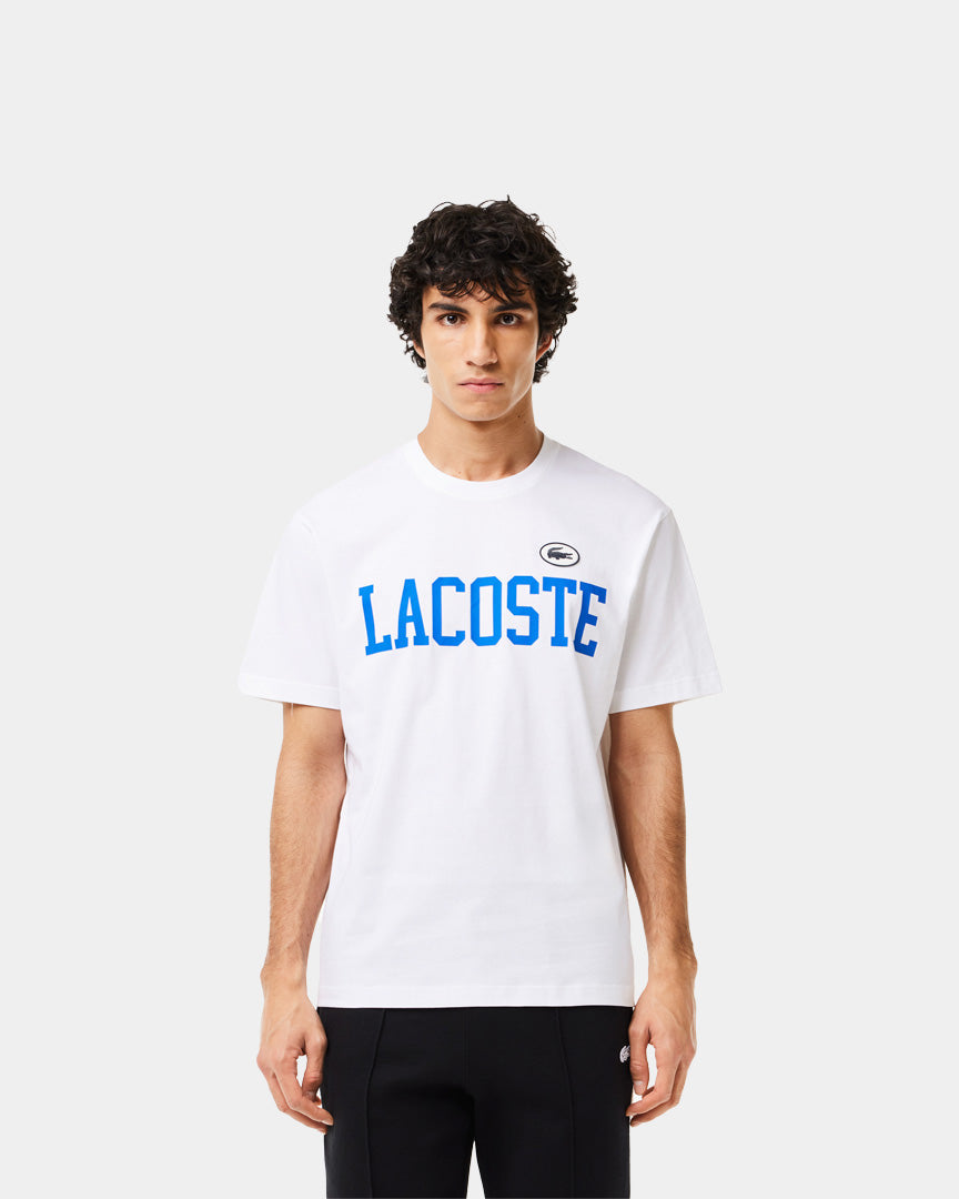 Lacoste T-Shirt Algodão Branca Lacoste 