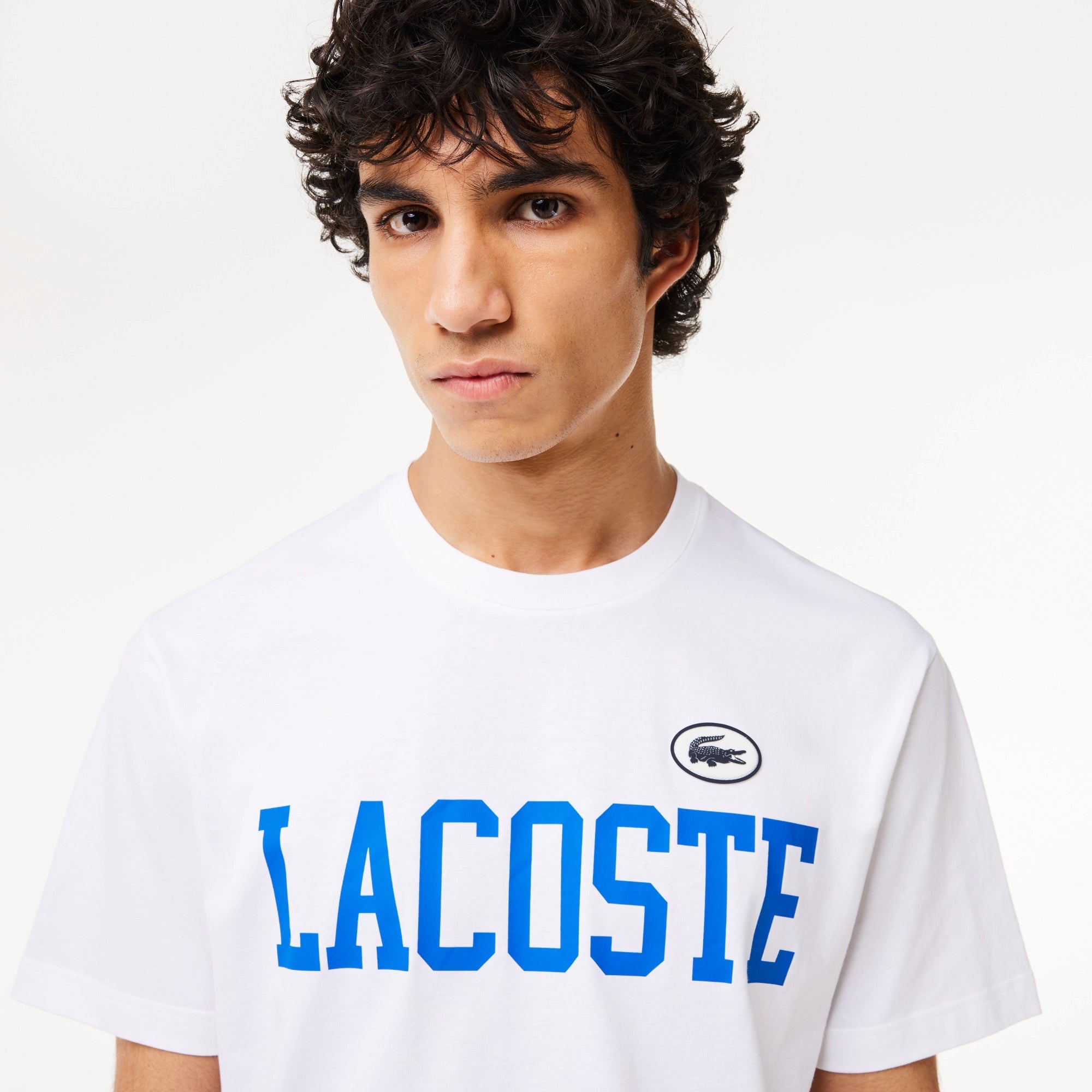 Lacoste T-Shirt Algodão Branca Lacoste 