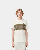 Lacoste T-Shirt Color Block Verde Lacoste 