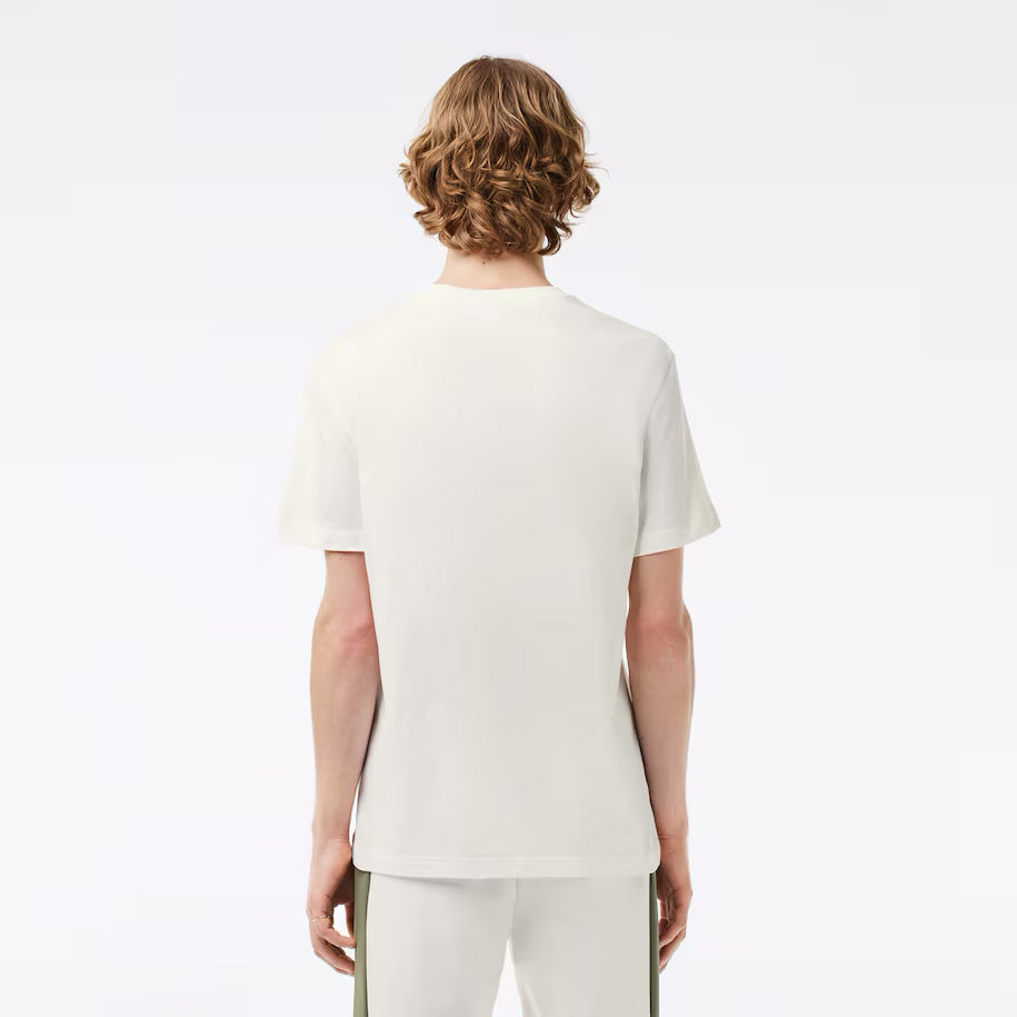 Lacoste T-Shirt Color Block Verde Lacoste 