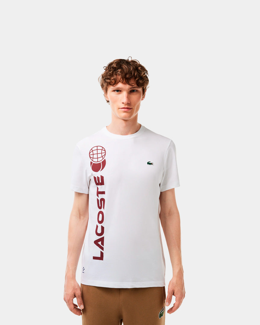 Lacoste T-Shirt Daniil Medvedev Branca Lacoste 