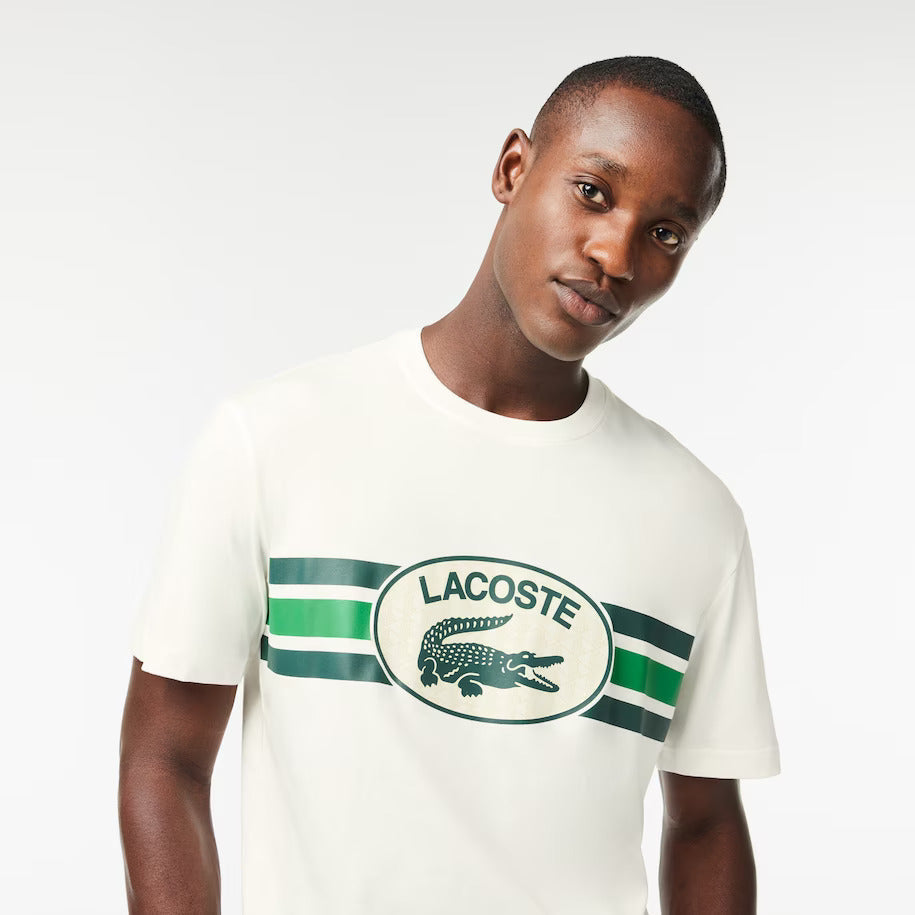 Lacoste T-Shirt Farine Branca Lacoste 