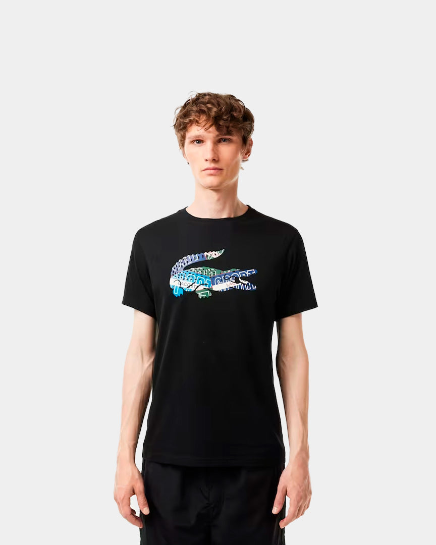 Lacoste T-Shirt Sport Preta Lacoste 