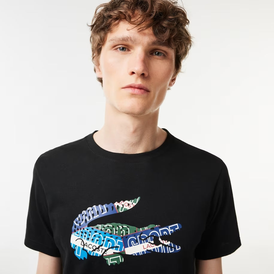 Lacoste T-Shirt Sport Preta Lacoste 