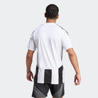 Adidas T-shirt Striped 24 Jersey Branco/Preto Adidas 