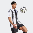 Adidas T-shirt Striped 24 Jersey Branco/Preto Adidas 