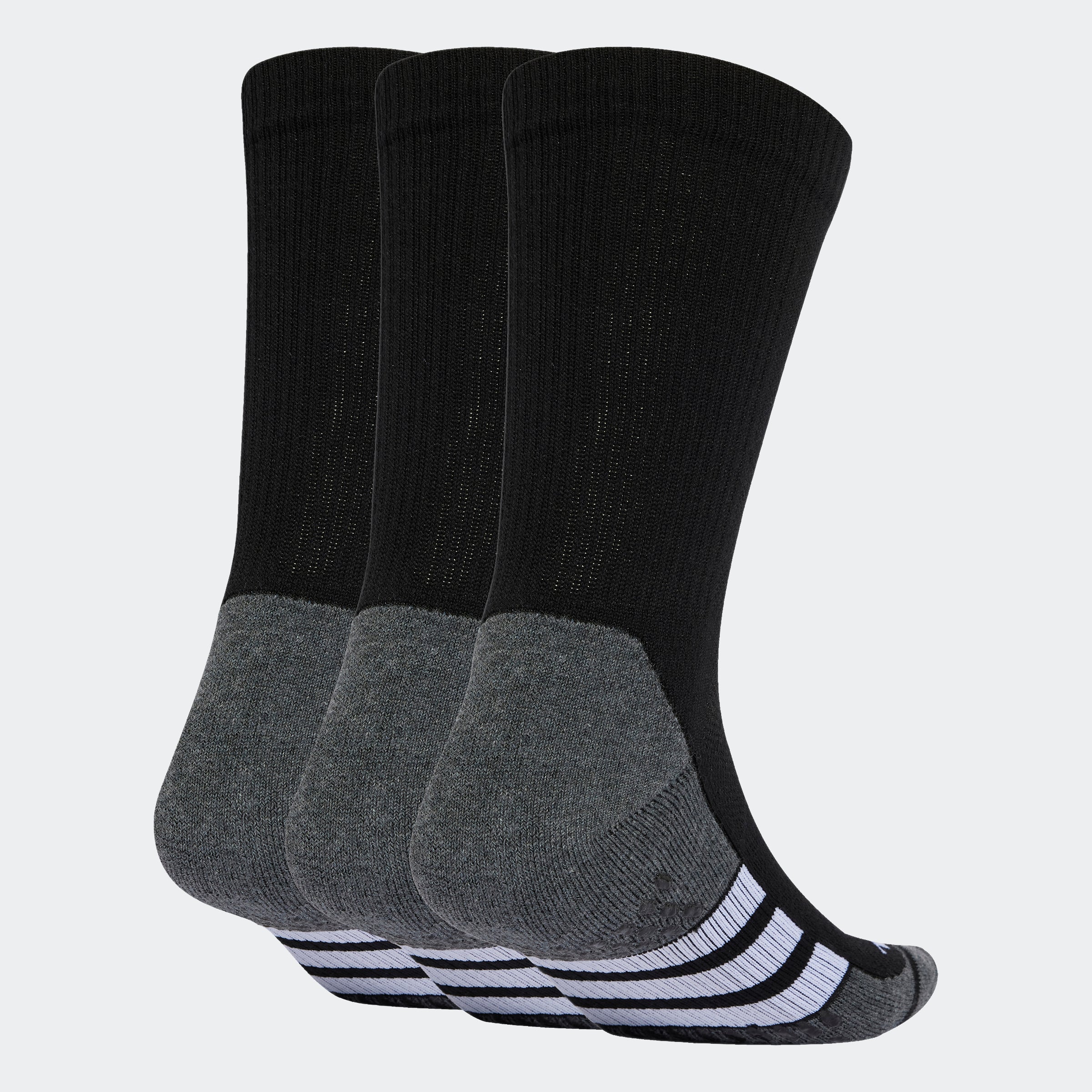 Adidas Meias Acolchoadas Antiderrapantes 3P Preto Adidas 