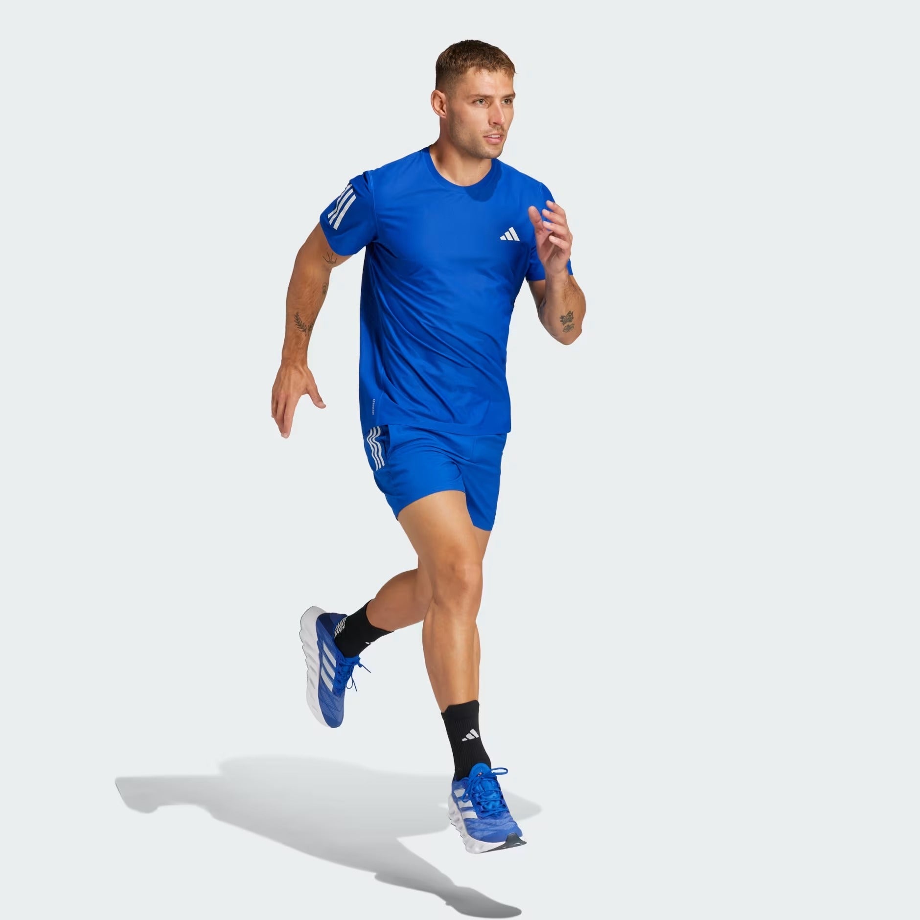 Adidas T-shirt Own The Run Azul Adidas 