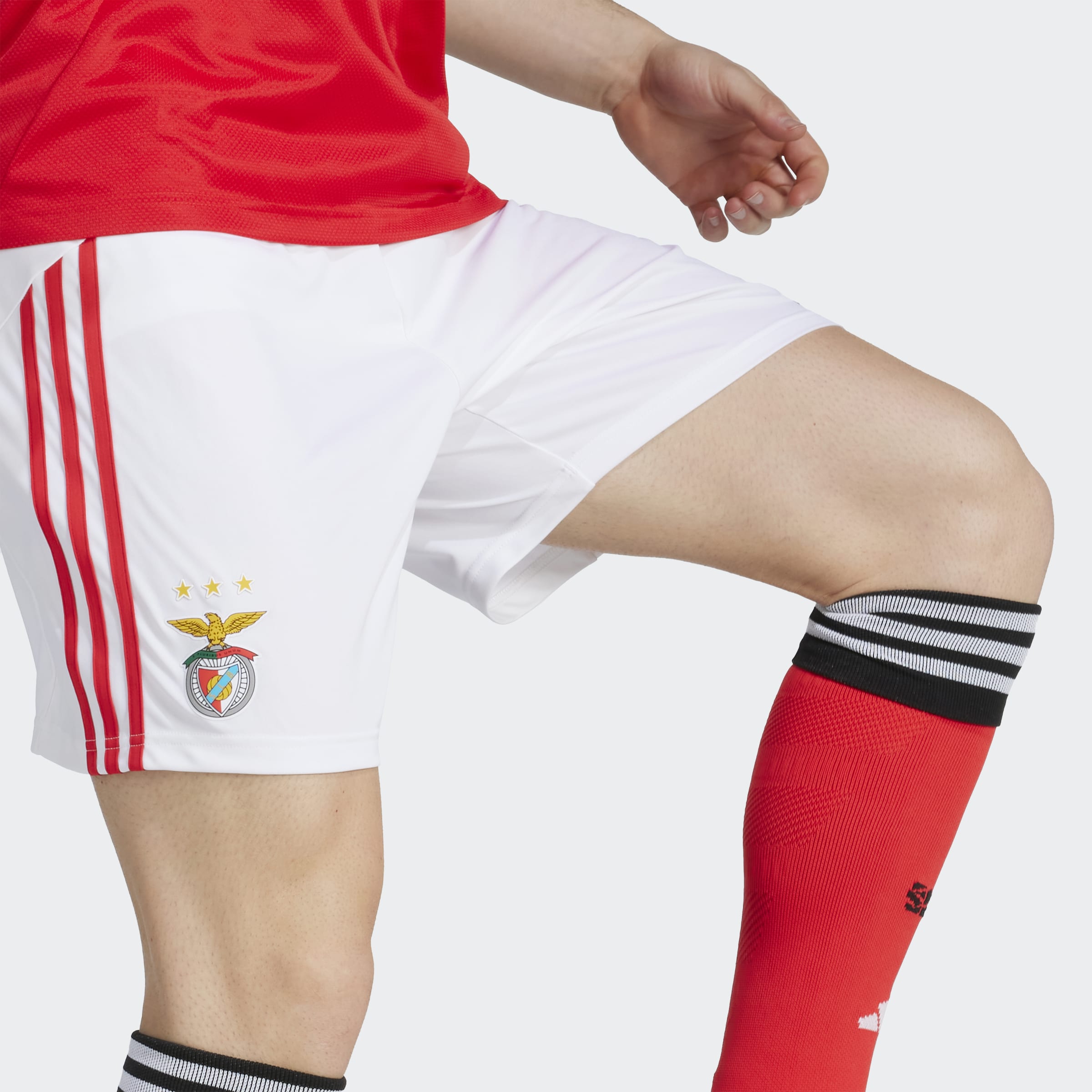 Calções Adidas Benfica Principal Branco Adidas 