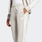 Adidas Fato de Treino 3-Stripes Essentials Mulher Bege Adidas 