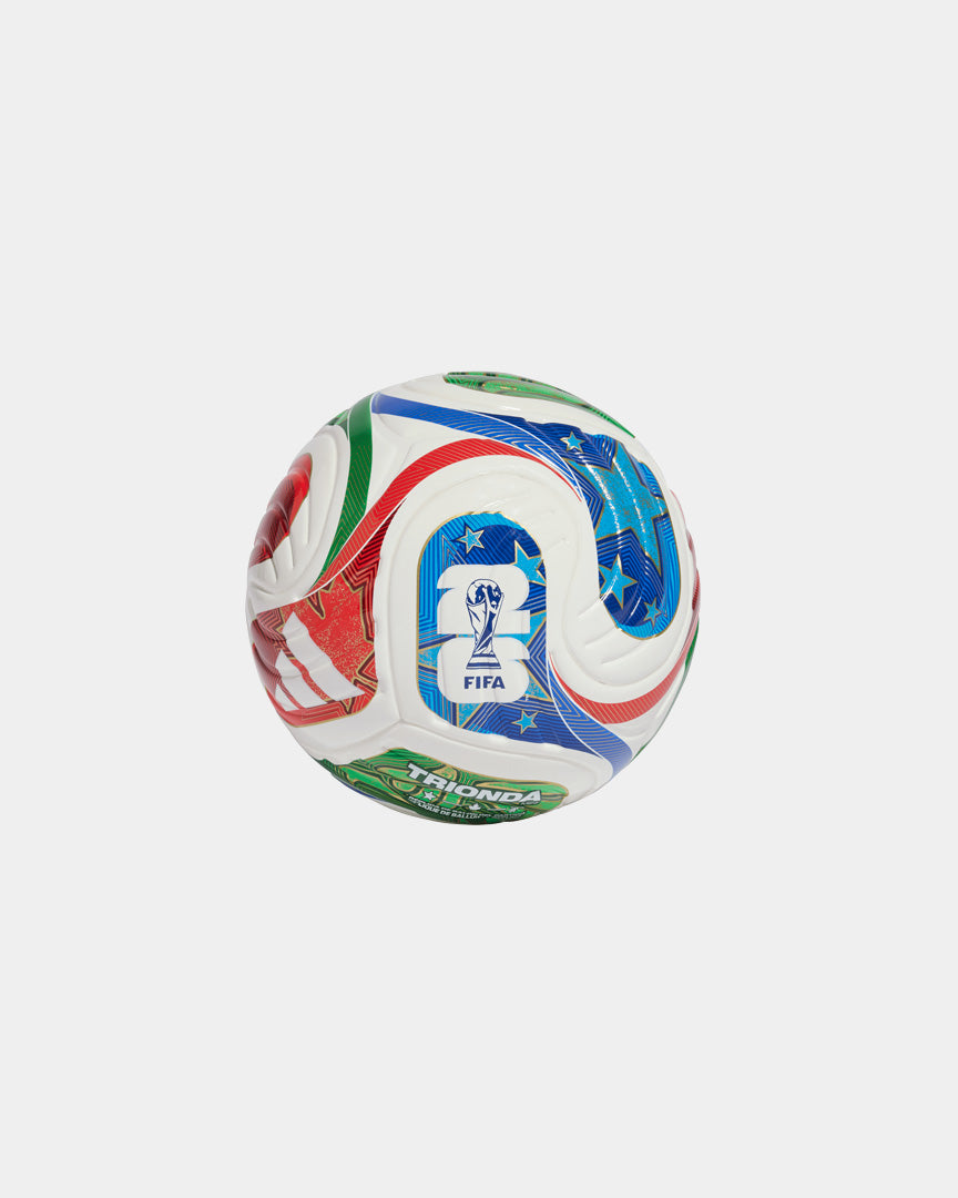 Mini Bola Adidas Trionda Fifa Copa do Mundo 26  Branco/Multicores  JD8034