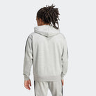Adidas Camisola Essentials 3-Stripes Fleece Cinza Adidas 