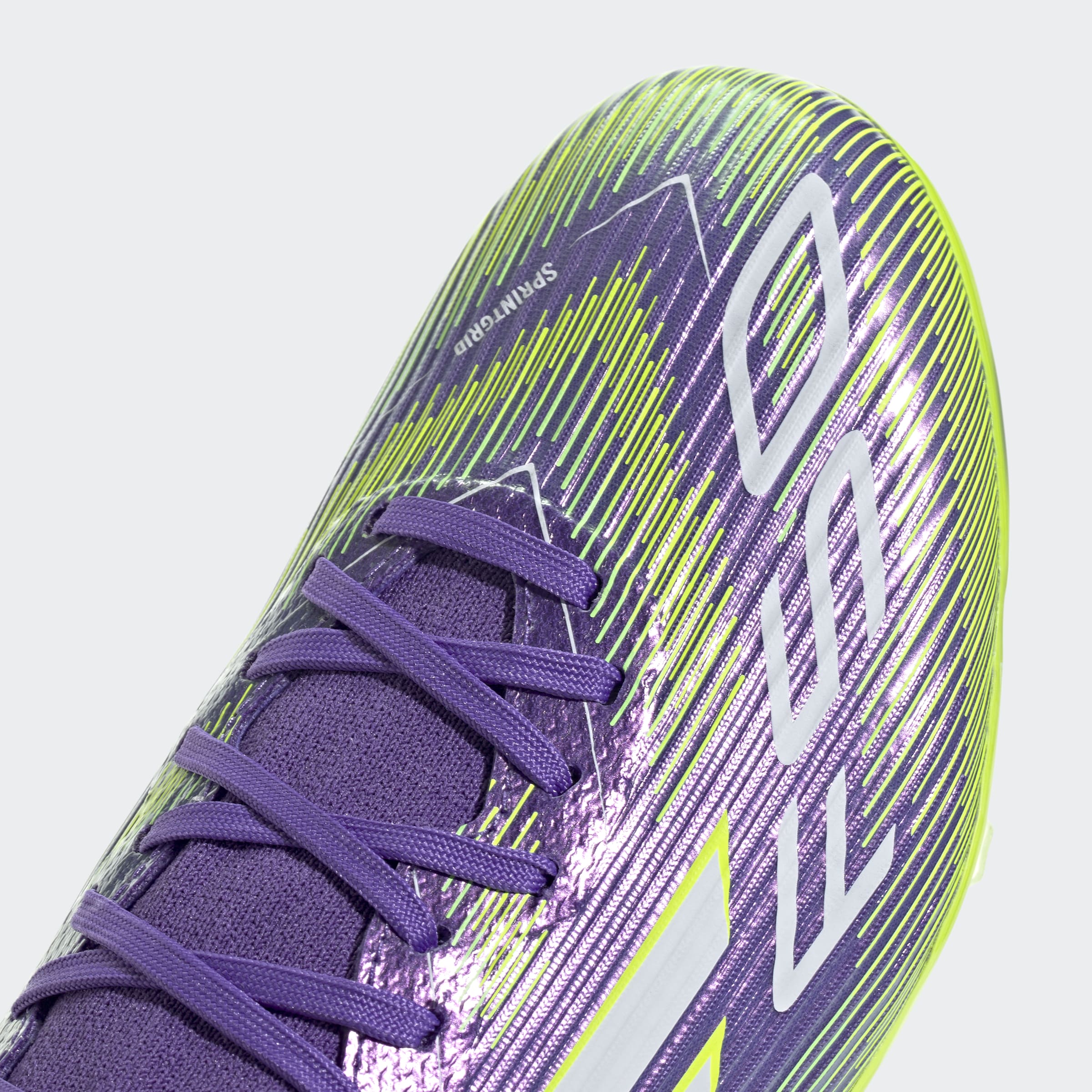 Chuteiras Adidas F50 League Mid FG/MG Roxo/Verde Adidas 