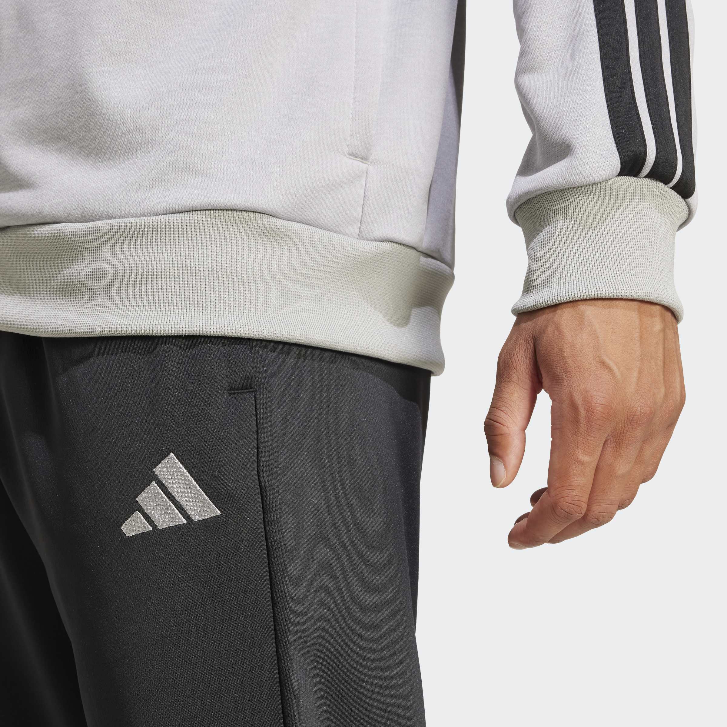 Adidas Fato de Treino M 3S Cinza/Preto Adidas 