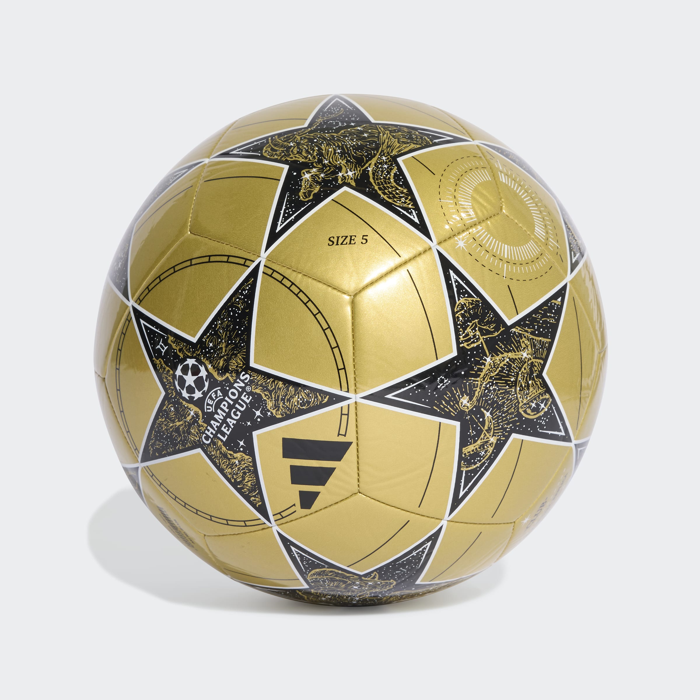 Adidas Bola UCL 25/26 Dourado/preto Adidas 