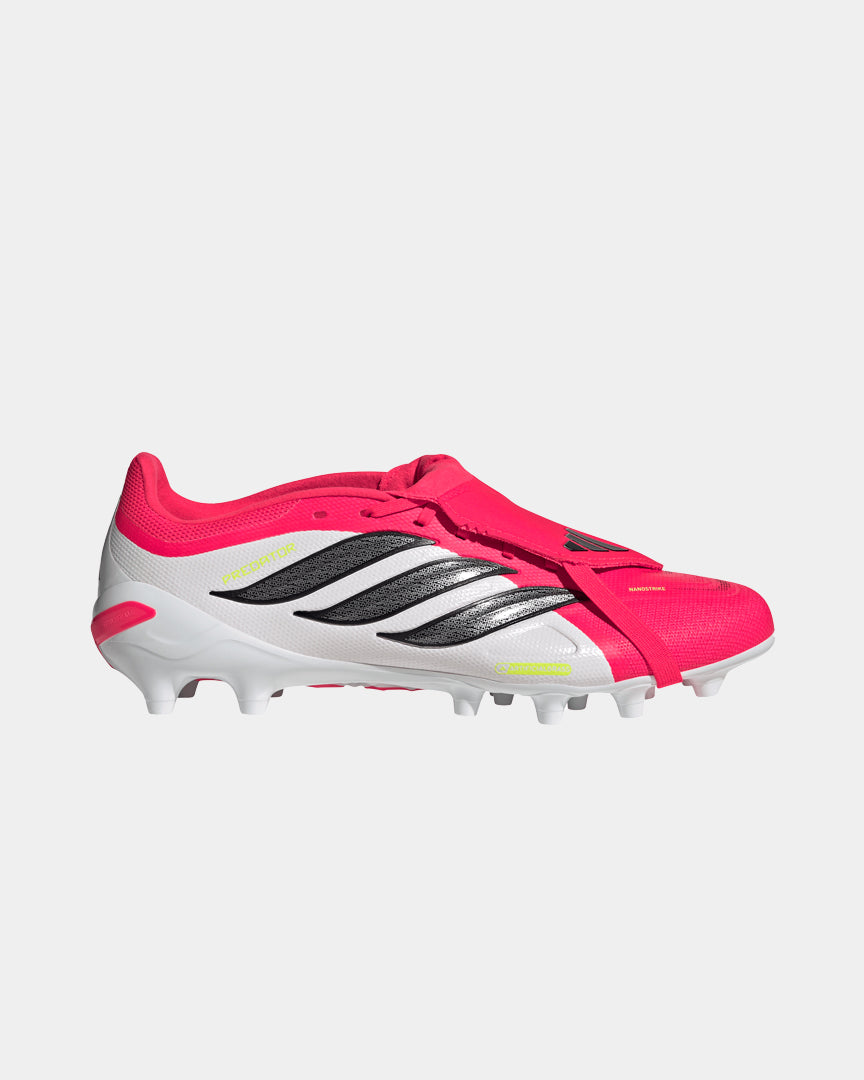 Chuteiras Adidas Predator League FT AG Vermelho/Branco JR7902
