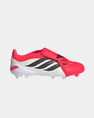 Chuteiras Adidas Predator league FT FG J Vermelha/Branca JR7925