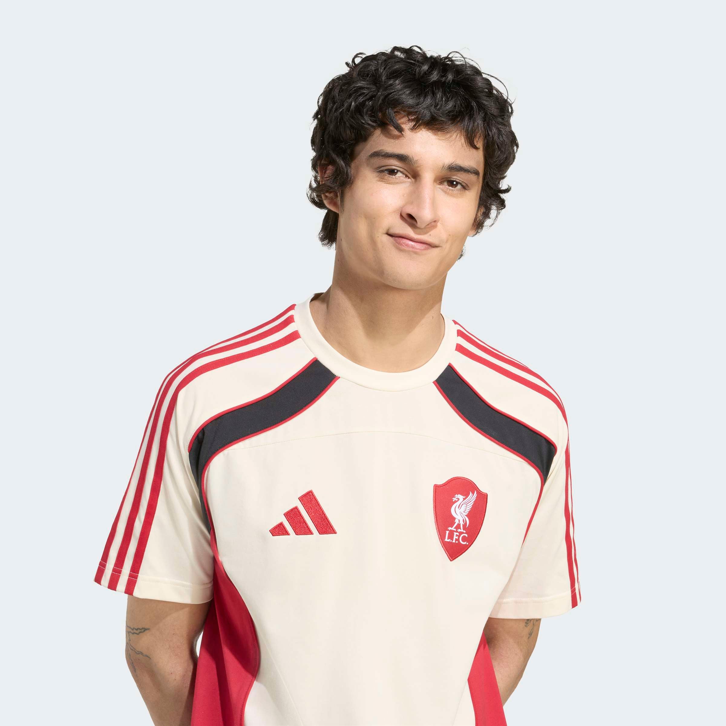 Adidas T-shirt Liverpool FC Bege/Vermelho Adidas 