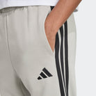 Adidas Calça M 3S Cardada Cinza/Preto Adidas 