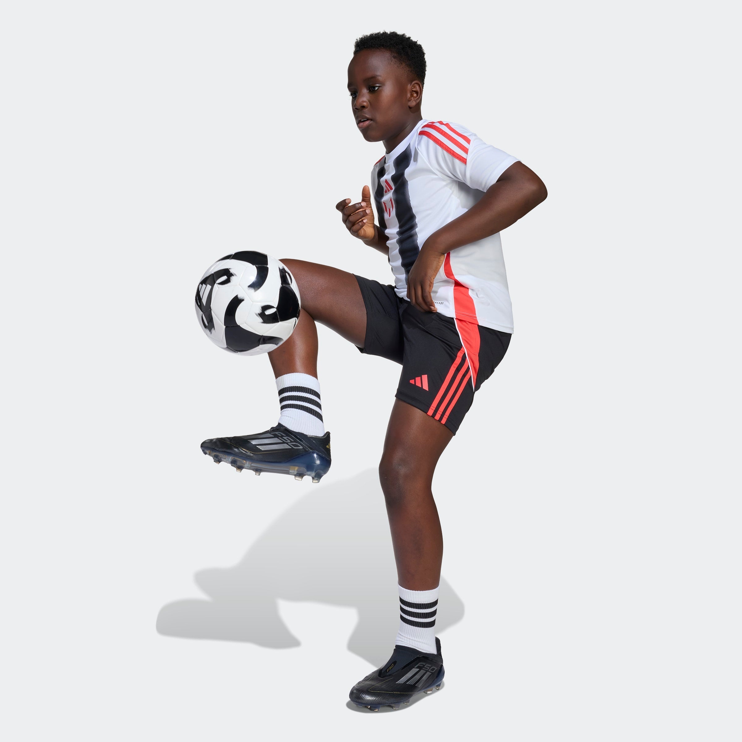 Adidas T-shirt de Treino Messi Branco/Preto Adidas 