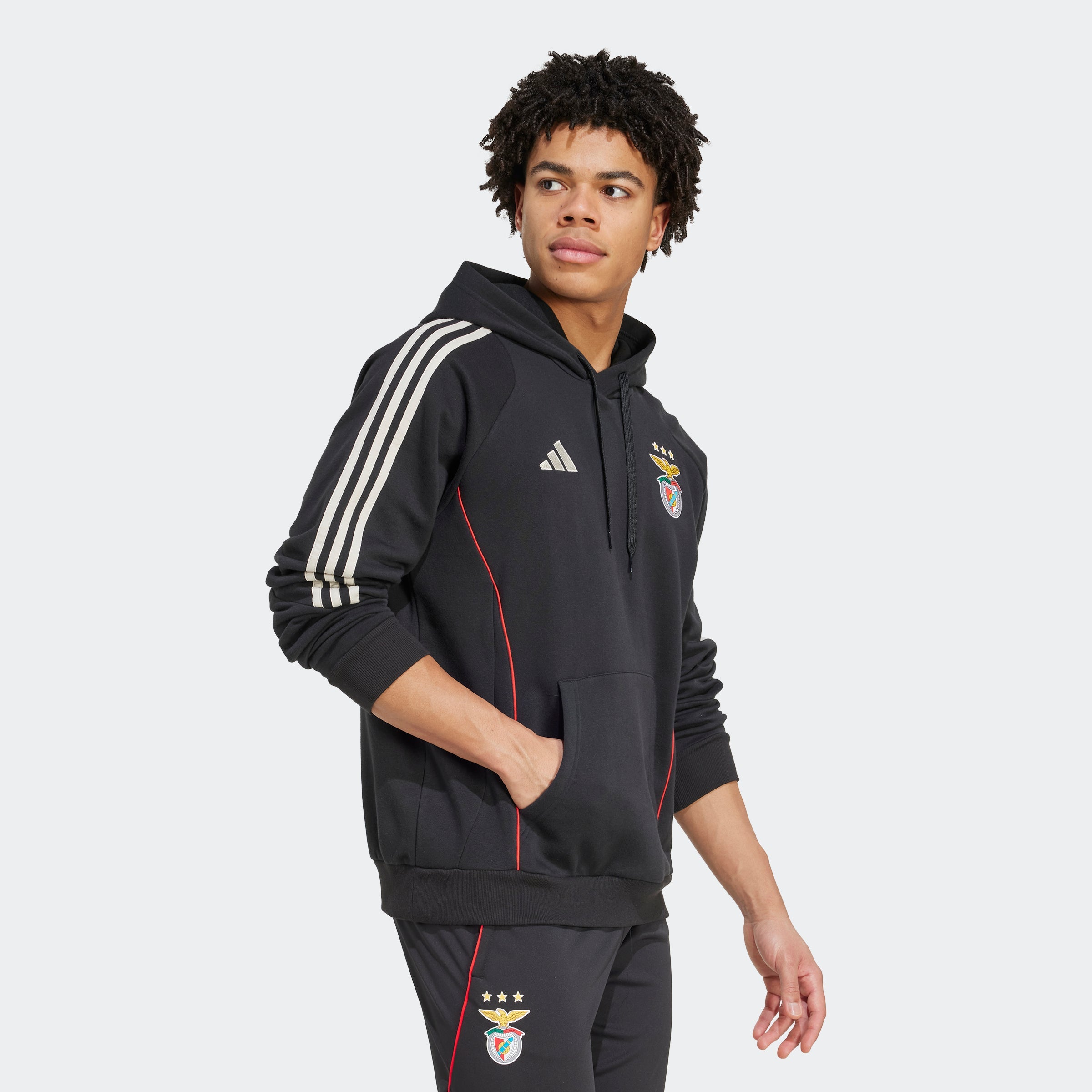 Adidas Camisola com Capuz SL Benfica Preta Adidas 
