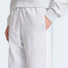 Adidas Calça Cardada W 3S Cinza Adidas 