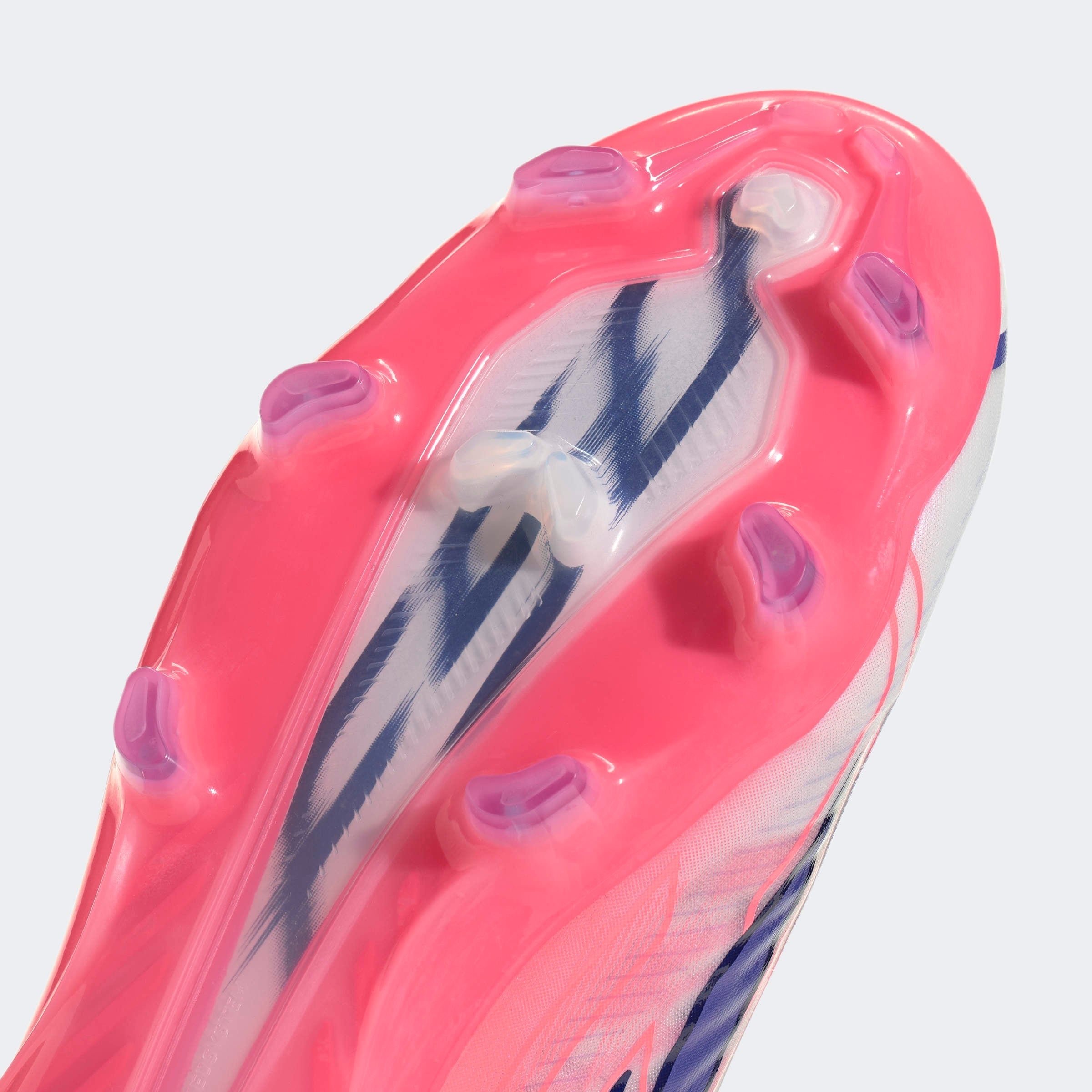 Chuteiras Adidas F50 Hyperfast League PRO LL FG Branca/Rosa Adidas 