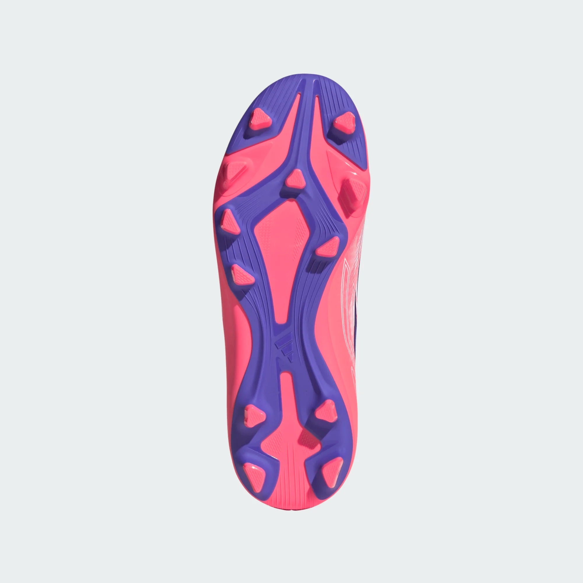 Chuteiras Criança Adidas F50 Hyperfast Club Branco/Roxo/Laranja Adidas 