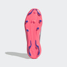 Chuteiras Adidas F50 Hyperfast League Mid FG Júnior Branco/Rosa Adidas 