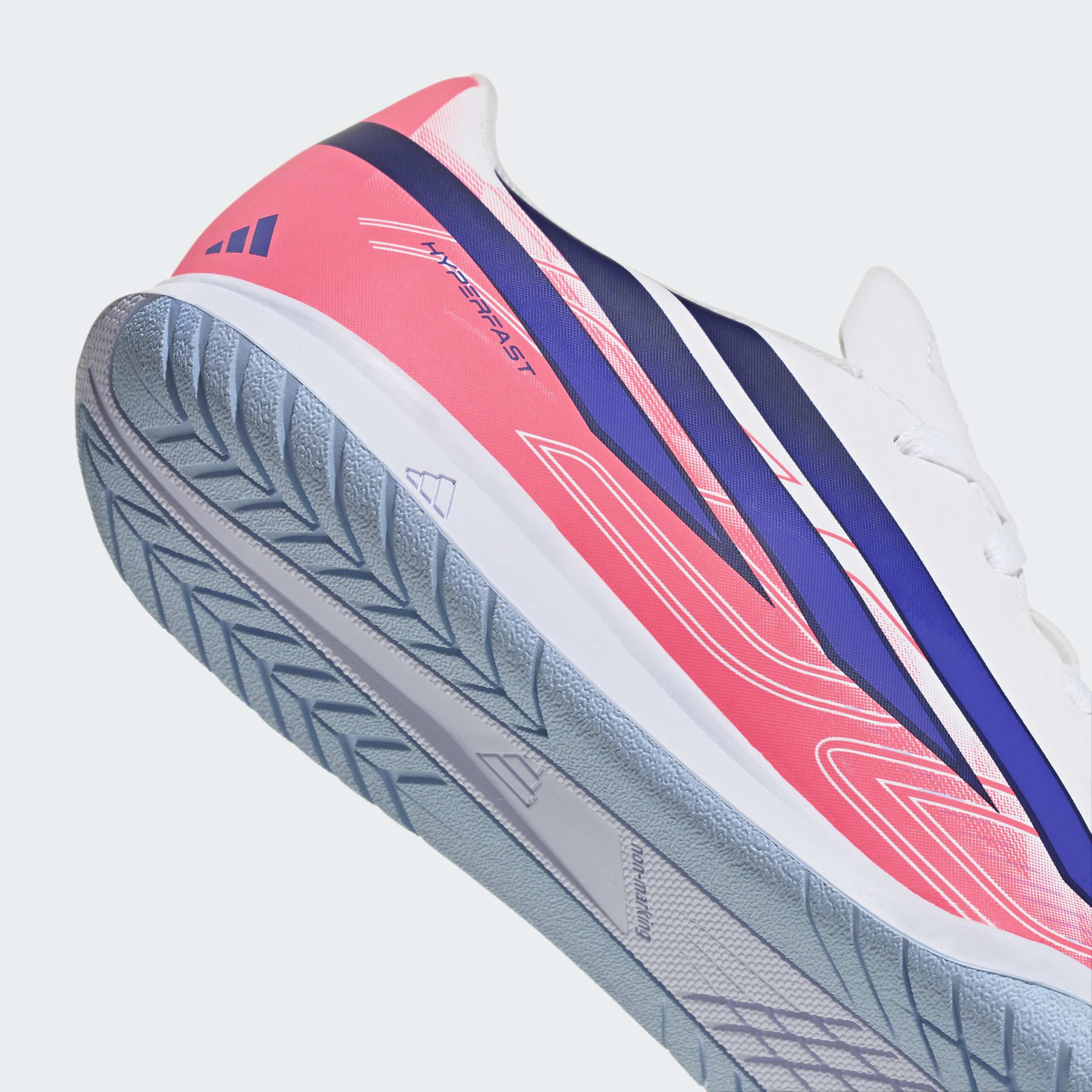 Sapatilhas Futsal Adidas F50 Hyperfast Club IN Júnior Branca/Rosa Adidas 