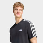 T-Shirt Adidas Homem Essentials 3-Stripes Preta Adidas 