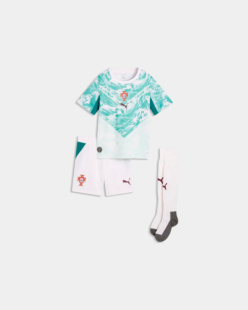 Kit Criança Puma Portugal Copa do Mundo 26 Verde Puma 